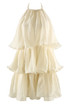 Tiered Halter Mini Dress