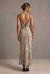 Leopard Bias Cut Maxi Dress