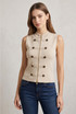 Drummer Boy Fine Knit Zip Up Top
