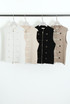 Drummer Boy Fine Knit Zip Up Top