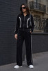 Full Zip Side Panelled Tracksuit 