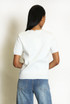 Lace Neckline Soft Knit Top