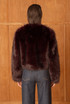 Soft Collarless Faux Fur Jacket