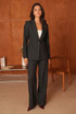 Tailored Single Button Blazer