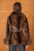 Belted Faux Fur Jacket 