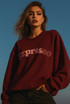 Expresso Embroidered Sweatshirt