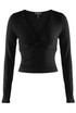Long Sleeve Wrap Look Top
