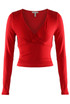 Long Sleeve Wrap Look Top