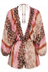 Snake Print Playsuit