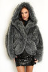Shaggy Fur Hooded Coat