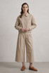 Dropped Shoulder Cropped Jacket