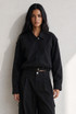 Dropped Shoulder Cropped Jacket