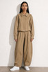 Dropped Shoulder Cropped Jacket