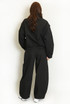 Dropped Shoulder Cropped Jacket