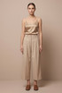 High Waist Pleated Wide Trouser