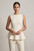 Fine Knit Peplum Top
