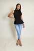 Fine Knit Peplum Top