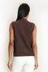 Bow-Detail Ribbed Knit Waistcoat