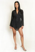 Mesh Corset Long Sleeves Blouse