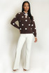 Polka Dot Pankou Closure Jumper