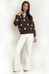 Polka Dot Pankou Closure Jumper