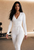 Active Long Sleeve Wrap Top