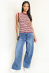  Wide Leg Jeans With Buckle Waist
