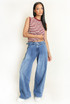  Wide Leg Jeans With Buckle Waist