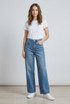 Dad Fit Blue Wash Jeans