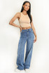 Dad Fit Blue Wash Jeans