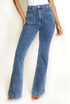 Skinny Flare Blue Wash Jeans
