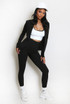 Sculpted Active Jacket And Legging Set