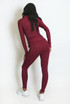 Sculpted Active Jacket And Legging Set