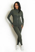 Sculpted Active Jacket And Legging Set