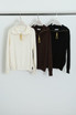 Half Zipper Zip Detail Jumper