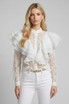 Lace Ruffles Blouse 