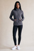 Soft Full Zip Hooded Active Jacket