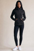 Soft Full Zip Hooded Active Jacket