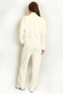Contrast Piping Active Jacket and Trouser Set
