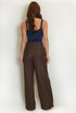 Straight Fit Wrap Jeans