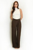 Straight Fit Wrap Jeans