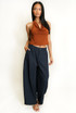 Pleated Barrel Trouser