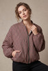 Check Plaid Bomber Jacket
