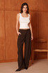 High Waist Barrel Trousers