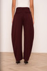 High Waist Barrel Trousers