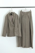 Oversized Structured Blazer with Drape Pleated Trouser