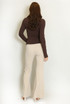 Boat Neck Long Sleeve Top