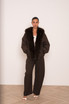 Faux Fur Collar Jacket 