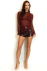 Vinyl Mini Shorts