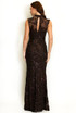 Sheer Floral Embellished Maxi Dress
